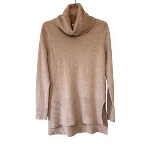 Kenar Cashmere 100% 2 ply Tunic Sweater Cowl Neck Sz Large